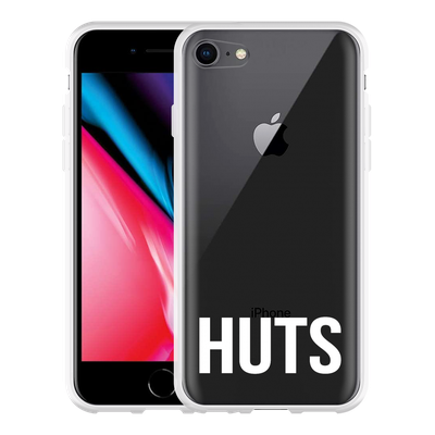 Cazy Hoesje geschikt voor iPhone 8 - Huts wit