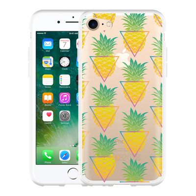 Cazy Hoesje geschikt voor iPhone 7 - Pineapple