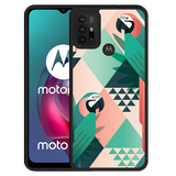 Hardcase hoesje geschikt voor Motorola Moto G10 - Exotic Trendy Parrot