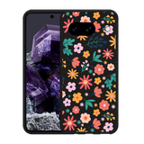 Hoesje Zwart geschikt voor Google Pixel 8 Always have flowers