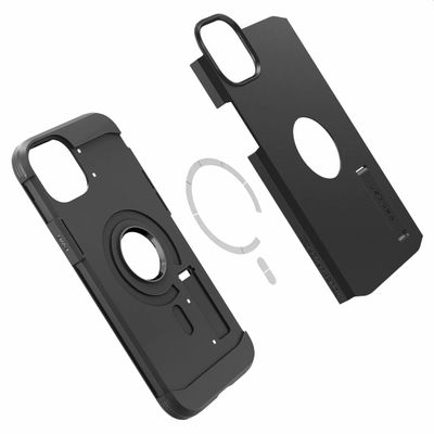 Hoesje iPhone 14 Plus Spigen Tough Armor Mag Case Magfit - Zwart