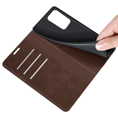 Cazy Wallet Magnetic Hoesje geschikt voor Samsung Galaxy A53 - Bruin