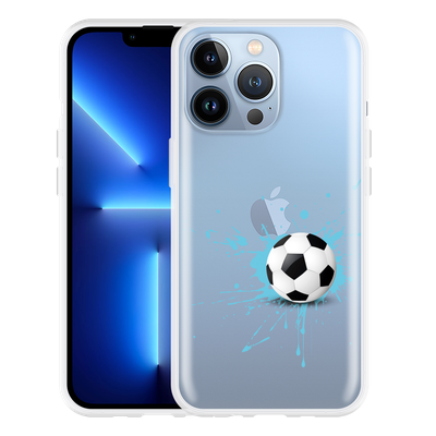 Cazy Hoesje geschikt voor iPhone 13 Pro - Soccer Ball
