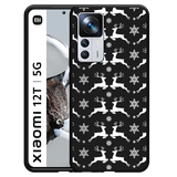 Hoesje Zwart geschikt voor Xiaomi 12T/12T Pro - Oh Deer