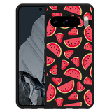 Hoesje Zwart geschikt voor Google Pixel 8 Pro Watermeloen