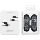 Samsung USB naar USB-C Kabel 1.5m 2 stuks - Zwart