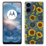 Hoesje geschikt voor Motorola Moto G04/G04s/G24/G24 Power Sunflowers