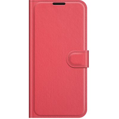 Cazy Portemonnee Wallet Hoesje geschikt voor Samsung Galaxy S22 - Rood