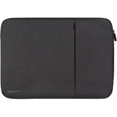 Gecko Universele Laptop Zipper Sleeve 15 inch - 100% GRS Materiaal - Zwart