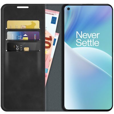 Cazy Wallet Magnetic Hoesje geschikt voor OnePlus Nord 2T - Zwart