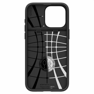 Hoesje iPhone 15 Pro Spigen Slim Armor CS Case - Zwart