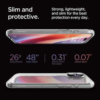 Spigen Hoesje geschikt voor iPhone 16 Pro Max - Ultra Hybrid - Transparant