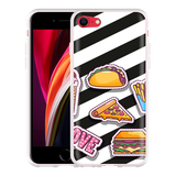 Hoesje geschikt voor iPhone SE 2020 - Love Fast Food