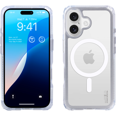 SoSkild Defend Magnetic Case geschikt voor iPhone 16 Plus - Transparant