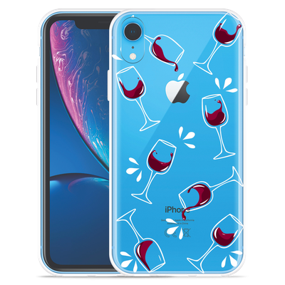 Cazy Hoesje geschikt voor iPhone Xr - Wine not?