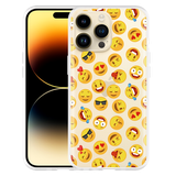 Hoesje geschikt voor iPhone 14 Pro Max - Emoji