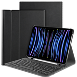 Cazy Hoes met Toetsenbord AZERTY - geschikt voor iPad Pro 11 2024 (5th Gen) - Zwart
