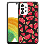Hoesje Zwart geschikt voor Samsung Galaxy A33 - Watermeloen