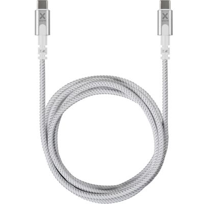 Xtorm USB-C naar USB-C kabel - 240W Power Delivery kabel - 2 meter - Wit