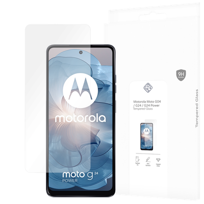 Cazy Screenprotector geschikt voor Motorola Moto G04/G04s/G24/G24 Power - Screenprotector van Gehard Glas