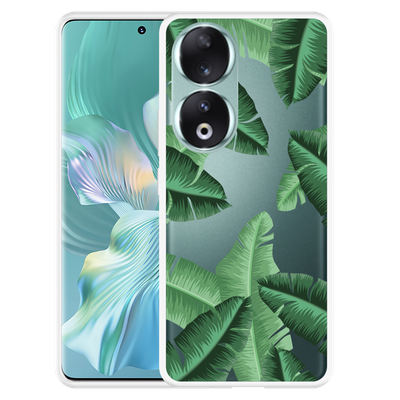 Cazy Hoesje geschikt voor Honor 90 Palm Leaves