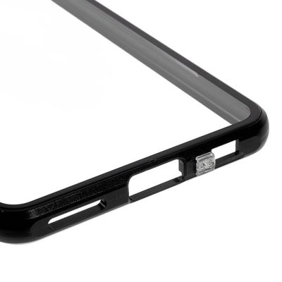 Cazy Magnetic Glass Hoesje geschikt voor Samsung Galaxy A53 - Zwart