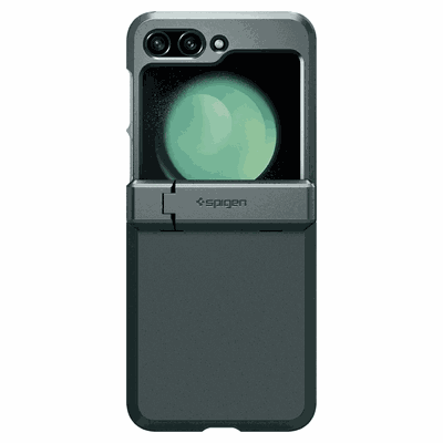 Spigen Tough Armor Pro Case Hoesje Geschikt Voor Samsung Galaxy Z Flip5 - Groen