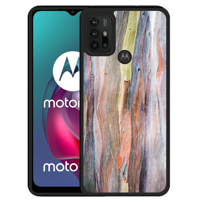 Cazy Hardcase hoesje geschikt voor Motorola Moto G10 - Wood Art II