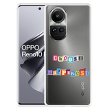 Hoesje geschikt voor Oppo Reno10 Pro 5G Choose Happiness