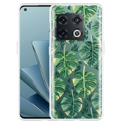Cazy Hoesje geschikt voor OnePlus 10 Pro - Palm Leaves Large