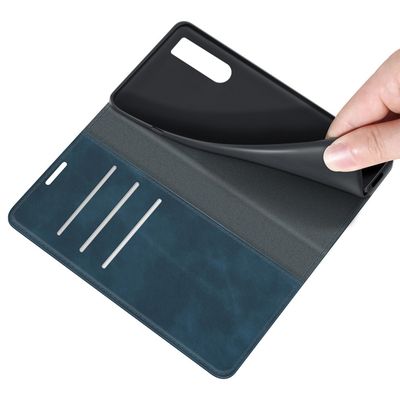 Cazy Wallet Magnetic Hoesje geschikt voor Sony Xperia 1 IV - Blauw
