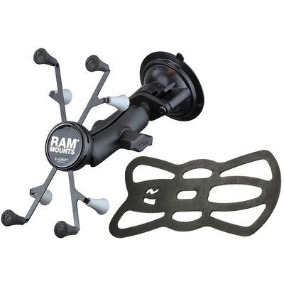 RAM Mounts RAM® X-Grip® 7-8 inch Tablet Mount with RAM® Twist-Lock™ Suction Cup Base (black)