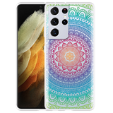 Hoesje geschikt voor Samsung Galaxy S21 Ultra - Hippie Dream