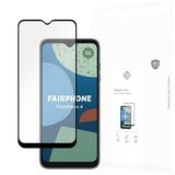 Full Cover Glass Screen Protector geschikt voor Fairphone 4 - Zwart
