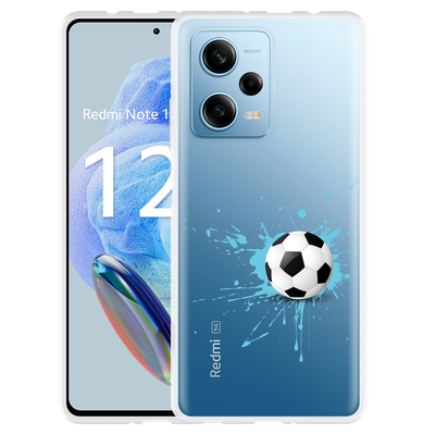 Cazy Hoesje geschikt voor Xiaomi Redmi Note 12 Pro 5G Soccer Ball