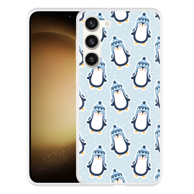Cazy Hoesje geschikt voor Samsung Galaxy S23+ Pinguins