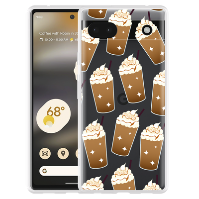 Cazy Hoesje geschikt voor Google Pixel 6a - Frappuccino's