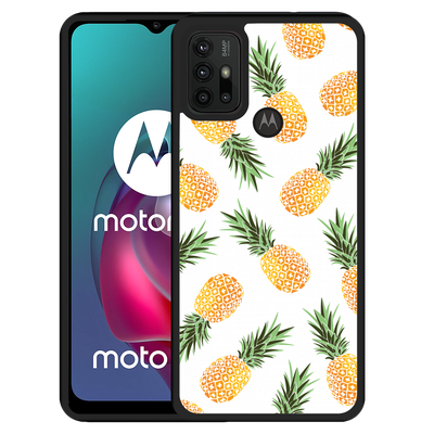 Cazy Hardcase hoesje geschikt voor Motorola Moto G10 - Ananas