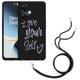 Hoesje met koord geschikt voor OnePlus Nord CE 3 Lite 5G Love Yourself