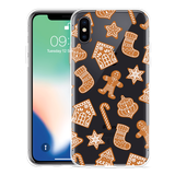Hoesje geschikt voor iPhone Xs - Christmas Cookies