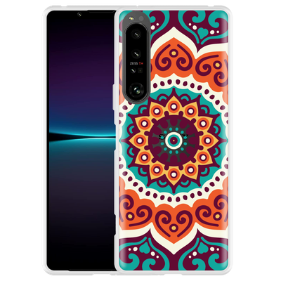 Cazy Hoesje geschikt voor Sony Xperia 1 IV - Retro Mandala