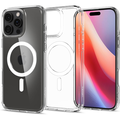 Spigen Hoesje geschikt voor iPhone 16 Pro - Ultra Hybrid MagFit - Transparant