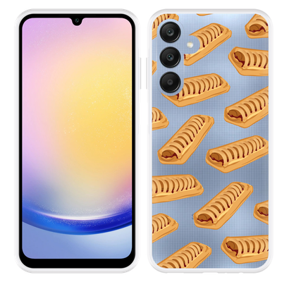 Cazy Hoesje geschikt voor Samsung Galaxy A25 Frikandelbroodjes