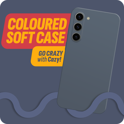Cazy Soft Color TPU Hoesje geschikt voor Samsung Galaxy S23+ - Blauw