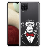 Hoesje geschikt voor Samsung Galaxy A12 - Smoking Chimp