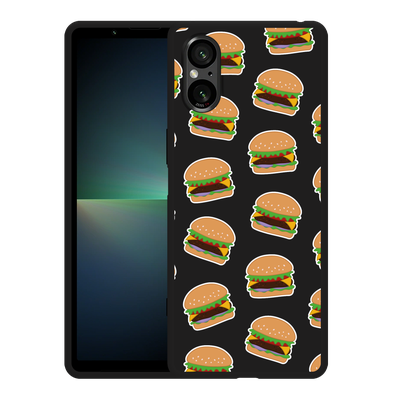 Cazy Hoesje Zwart geschikt voor Sony Xperia 5 V Burgers