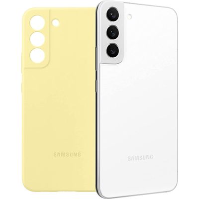 Samsung Galaxy S22+ Hoesje - Samsung Silicone Cover - Geel