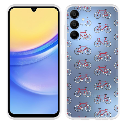 Cazy Hoesje geschikt voor Samsung Galaxy A15 / A15 5G Fietsen