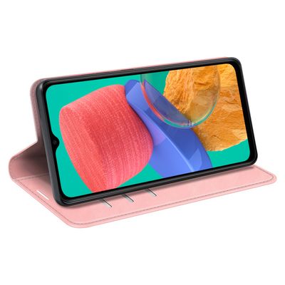 Cazy Wallet Magnetic Hoesje geschikt voor Samsung Galaxy M33 - Roze