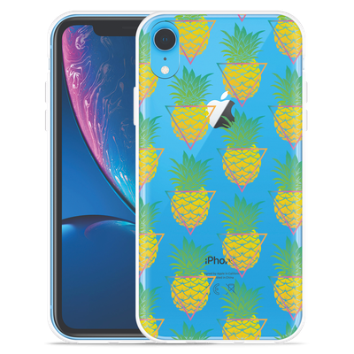 Cazy Hoesje geschikt voor iPhone Xr - Pineapple